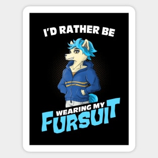 Fursuit Manga Anime Furry Cosplay Fandom Sticker